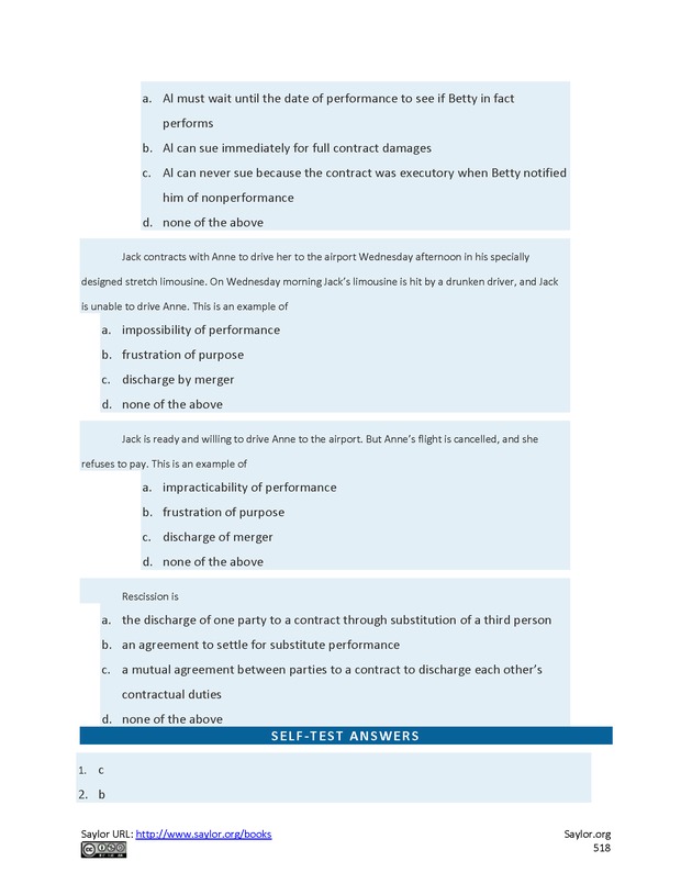 Business Law and the Legal Environment - Page 518